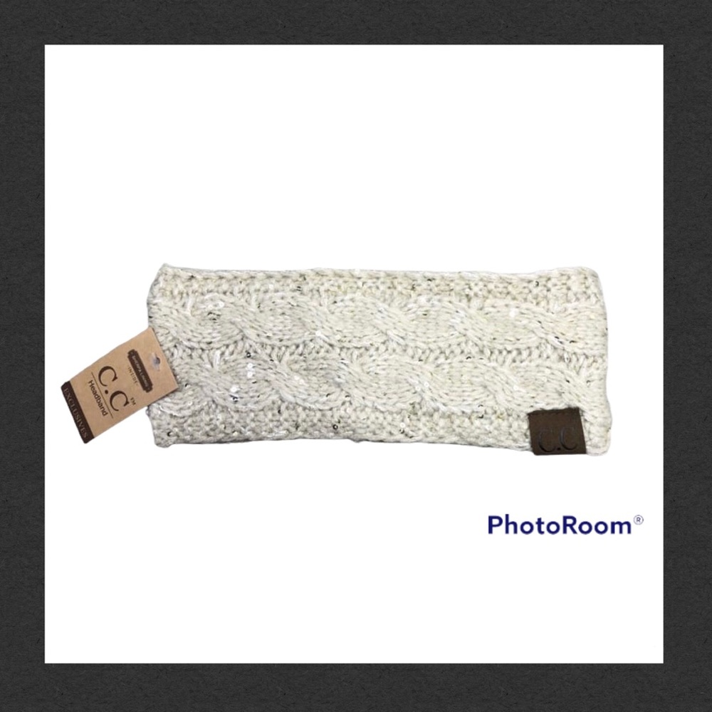 SEQUINED COZY HEADBAND